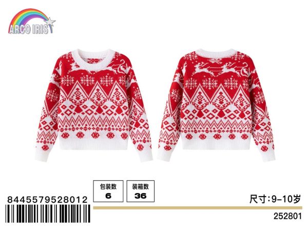Jersey navideño para niños 9-10 años - Ropa festiva de Navidad - Imagen 5