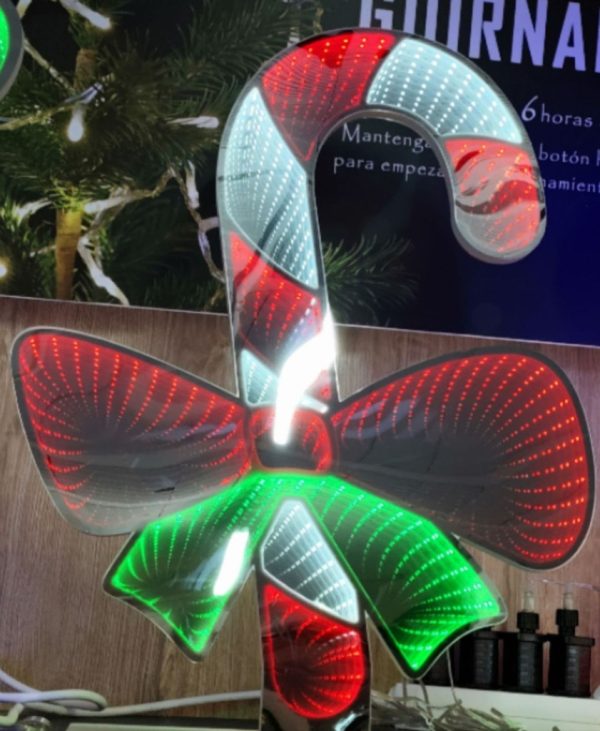Luz de Túnel de Bastón de Caramelo de 60 cm - Decoración navideña y luces - Imagen 2
