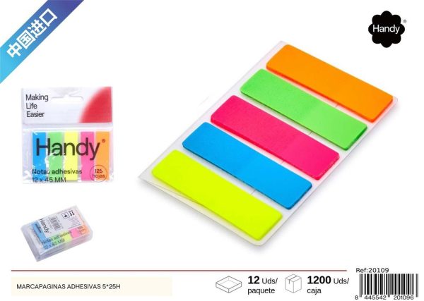 Marcadores adhesivos cuadrados 5*25H - Material de oficina