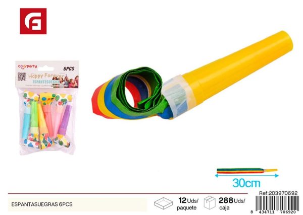 Matasuegras 6 PCS - Artículos para fiestas