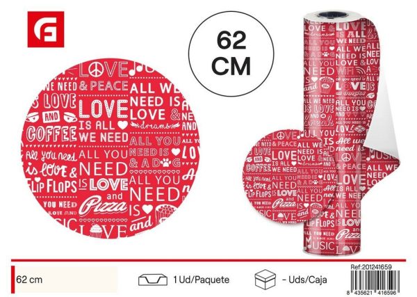 Papel regalo decorado 62 cm - Artículos de regalo - Imagen 2