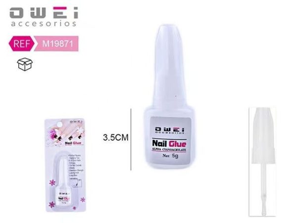 Pegamentos de uñas 12 unidades M19871 - Cosmética y cuidado personal