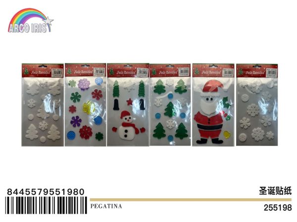 Pegatina de Navidad - Adhesivos navideños - Imagen 3
