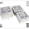 Set de 3 cajas de regalo cuadradas - Regalos y accesorios